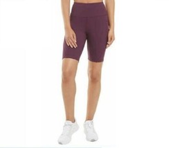 Danskin Womens Essentials Seven Inch Bike Shorts,1-Piece Size Large Color Purple - £28.04 GBP