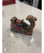 vtg Nativity Brown Ceramic Replacement layaing down camel - $21.81 CAD
