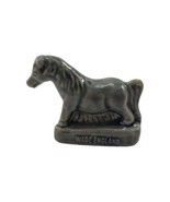 Wade England MINI Figurine Red Rose Tea Whimsies Gray Ceramic Pony Horse - £3.14 GBP