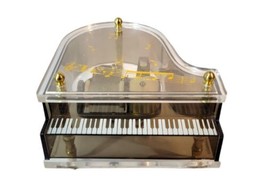 Vintage Sankyo Clear Lucite Grand Piano Music Box - £19.76 GBP