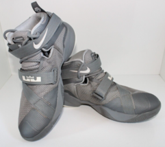 Nike Gray Lebron James 23 Soldier IX 2015 Sneakers 776471-003 ~Youth 6~ - $28.04