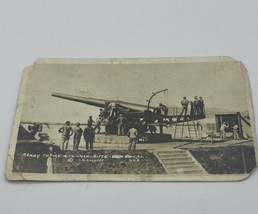 Fortification Of Panama Canal 12 in Rifle Battery Godfrey Vtg Postcard - £41.52 GBP