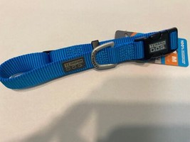 New Teal Terrain Dog Nylon Adjustable Snap-N-Go Dog Collar NWT - £18.19 GBP