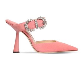 Kmeioo Summer Rhinestone Wedding Shoes Woman Pointed Toe High Heels Dress Pumps  - £145.91 GBP