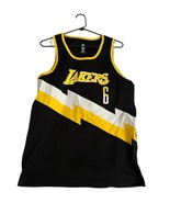 Lebron James Los Angeles Lakers Black and Gold #6 NBA Brand Jersey - MEDIUM - $355.52 MXN