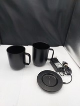 Lot Of 2 Cups, Ember Temperature Control Smart Mugs , Black, 1 Charger U... - £75.14 GBP