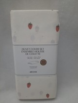 H&amp;M Home Twin Duvet Cover &amp; Sham ~ Strawberry Print ~ Reversible ~ NIP - $39.55