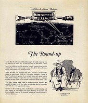 Round-Up Lodge Menu The Ranch House in Deming New Mexico 1950&#39;s - £70.75 GBP