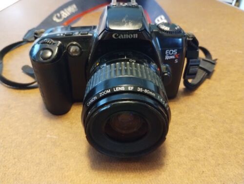 Canon EOS Rebel X S 35mm SLR Film Camera w/Canon 28-80mm Auto Focus Zoom Lens  - £26.40 GBP