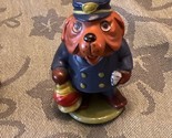 Vtg PlaySkool Richard Scarry Lowly Puzzletown Train CONDUCTOR Dog Figure... - $14.84
