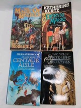 Lot Of (4) Vintage Fantasy Paperback Novels Deryni Magic Centaur Aisle  - £18.32 GBP