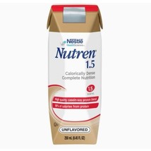 Nutren 1.5 High Calorie, Unflavored Liquid Nutrition, 8.45 Ounce 24 Pack  - £15.59 GBP