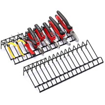 Pliers Organizer Rack, 2 Rack, Wrench Hand Tool Holder, Tool Box Storage... - $37.99