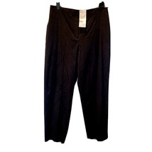 Hearts of Palm Black Suit Pants Black Color Size 12 Ajustable waist - £18.26 GBP