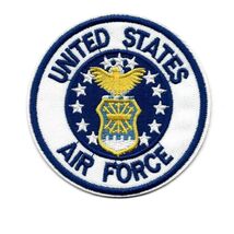 US AIR FORCE IRON ON PATCH 3&quot; Embroidered Applique United States Militar... - $64.59 MXN