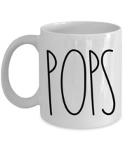 Pops Coffee Mug Funny Father&#39;s Day Tea Cup Ceramic Christmas Gift For Dad - £12.61 GBP+