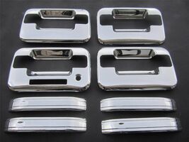 For Ford F150 Chrome Door Handle Covers W/ Key Pad W/O Passenger Key Hole - $21.77