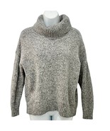 Old Navy Heather Gray Heavy Knit Ribbed Turtleneck Sweater size S Cozy Warm - $433.75 MXN