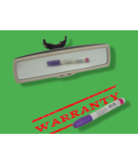 2009-2012 vw cc rear view windshield mirror auto dim dimming beige tan oem - $1,197.36 MXN