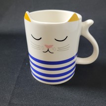 Parker Lane Coffee Mug Cat With Ears 16 Oz Cat Lovers By Target Adorable... - £9.48 GBP