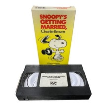 Snoopy&#39;s Getting Married, Charlie Brown-Peanuts classic VHS - £3.38 GBP