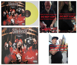 Slipknot metal band signed album vinyl Record Clown,Wilson,Root,Thomson ... - $544.49