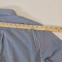 American Eagle Outfitters Classic Fit Men's Blue & White Stripes Shirt Size L image 12