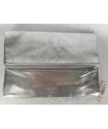 NEW $68 Victoria&#39;s Secret Anniversary Silver Fold Over Angel Clutch Bag - £12.81 GBP