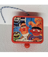 RARE Vintage Working Sesame Street Print Pull String Music Box Made in J... - $46.52