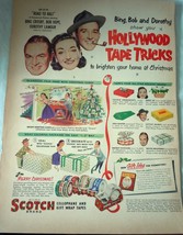 Scotch Hollywood Tape Tricks Bing Crosby Bob Hope Advertising Print Ad A... - £7.86 GBP