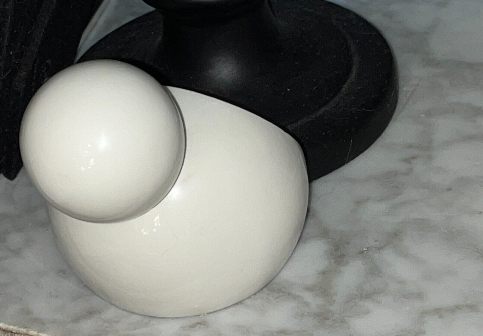 Disneyland Walt Disney Mickey Mouse White Magnetic Pepper Shakers Replacement - $7.99
