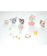 Littlest Pet Shop Lot Balloons &amp; Treats Party Set Bunny Kitty #1363 York... - £22.81 GBP