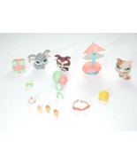 Littlest Pet Shop Lot Balloons &amp; Treats Party Set Bunny Kitty #1363 York... - £22.81 GBP