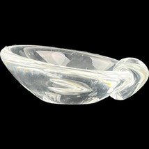 Steuben Snail Scroll Glass Ashtray David Hills Design Mid Century Signed... - £26.16 GBP