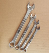 Barcalo Combination Open 12 Point Wrench Set 4 Pcs Forged Usa Vtg Tool - £3.85 GBP