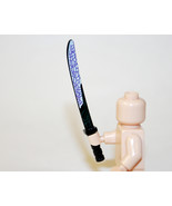 Katana Samurai Sword Light Purple Blade Weapon For Minifigure Fast Shipping - $3.86