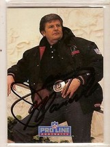 jerry glanville Autographed Football Card Signed Falcons - £7.69 GBP