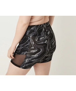 VICTORIA’S SECRET PINK ULTIMATE High Rise BIKE SHORTS Black Marble Mesh ... - $25.74