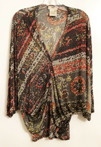 FUZZI Gaultier Kimono Style Long Silky Light Stretch Jersey Knit Cardiga... - £60.15 GBP