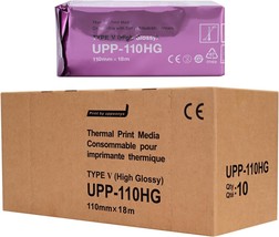 Compatible Upp-110Hg Ultrasound Film/Media High Gloss Ultrasound Paper 10 - $126.99