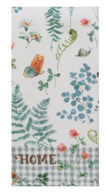 KAY DEE DESIGNS &quot;Home&quot; Ferns, Butterflies R7060 Dual Purpose Terry Towel... - $9.66