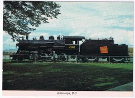 Transportation Postcard Kamloops BC Old CNR  Train 2141 - £5.44 GBP