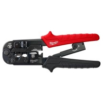 Milwaukee Ratcheting Pass-Through Crimper &amp; Stripper - $87.99