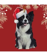Border Collie Christmas Holiday Charm - Cute Acrylic Ornament for Decora... - $6.88