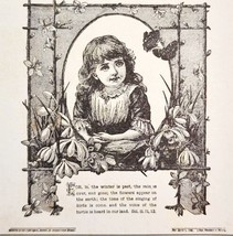 The Little Christian 1906 Postcard Newspaper Promo Hastings Victorian Art PCBG7B - £23.59 GBP