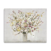 Small Colorful Wildflowers in a Vase Canvas Wall Art - $2,464.31 MXN