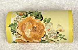 Vintage Imperial Wallpaper Yellow Orange Floral Textured Border Unused R... - $12.38