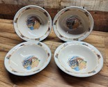 Tienshan Stoneware Purrfect Friends 7&quot; Soup Bowls - MATCHED SET - MW/DW ... - $37.59