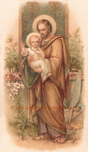 St. Joseph – based on a Vintage French Holy Card - £9.54 GBP