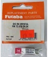 Futaba D/C RX Crystal FM 72.470 CH 34 FRC-834 - $371.08 MXN